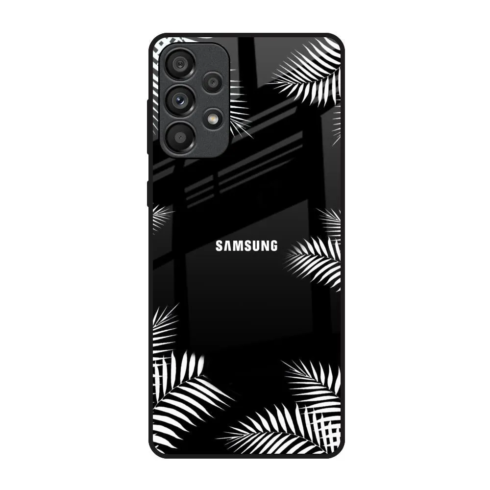 Zealand Fern Design Glass Case For Samsung Galaxy A73 5G Pocket Ready Strong Grip