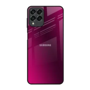 Flexible Design Comfort Design Pink Burst Glass Case for Samsung Galaxy M53 5G