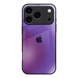 Textured Comfort Matte Shield Ultraviolet Gradient Glass Case for iPhone 17 Pro