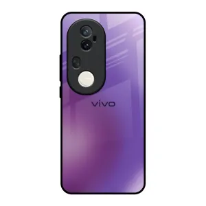 Soft Edge Look Ultraviolet Gradient Glass Case for Vivo T4 Ultra 5G