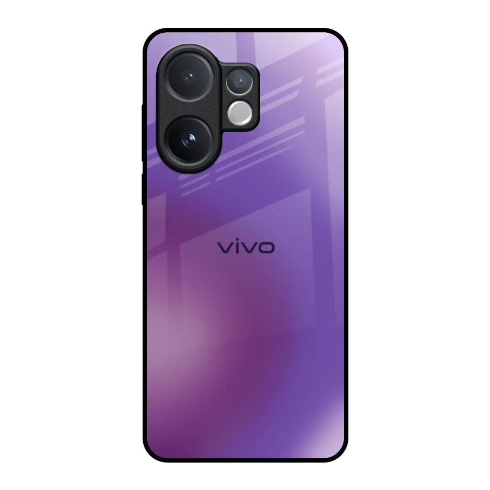 Ultraviolet Gradient Glass Case for Vivo V60 5G Rugged Pattern Texture Minimal Detail