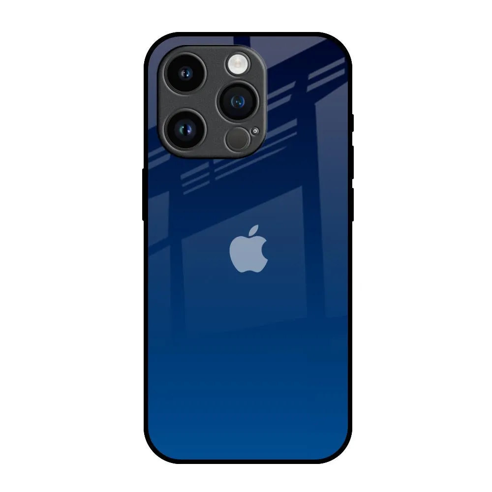 Very Blue Glass Case for iPhone 14 Pro Fashion Accent Glossy Look