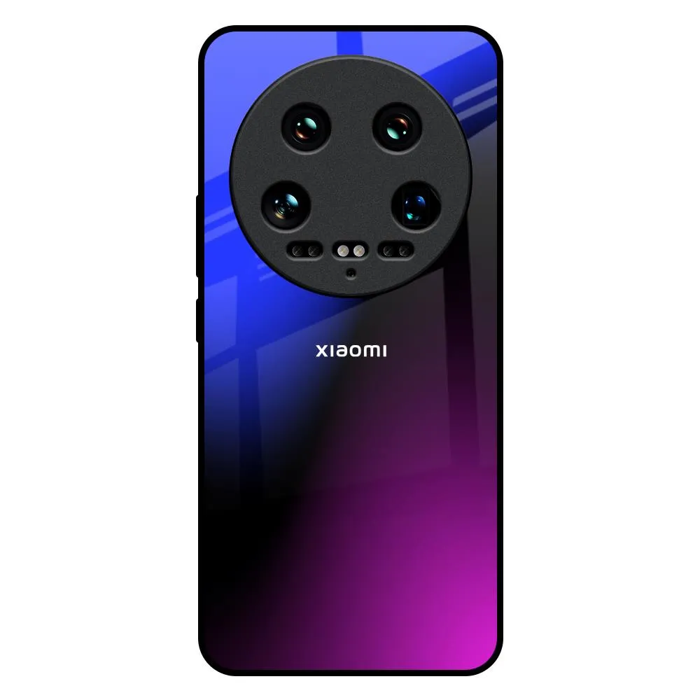 Fashion Design Everyday Carry Viola Gradient Glass Case for Mi 14 Ultra 5G