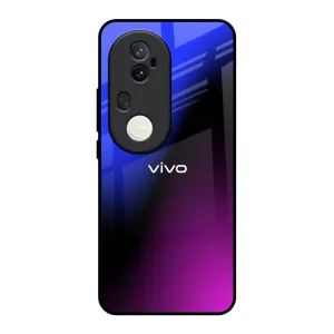 Viola Gradient Glass Case for Vivo T4 Ultra 5G Flexible Shell Protective Form