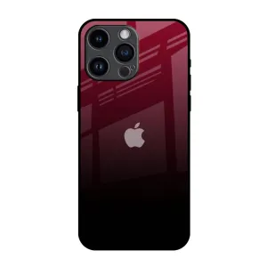 Wine Red Glass Case For iPhone 14 Pro Max Elegant Finish Practical Accessory
