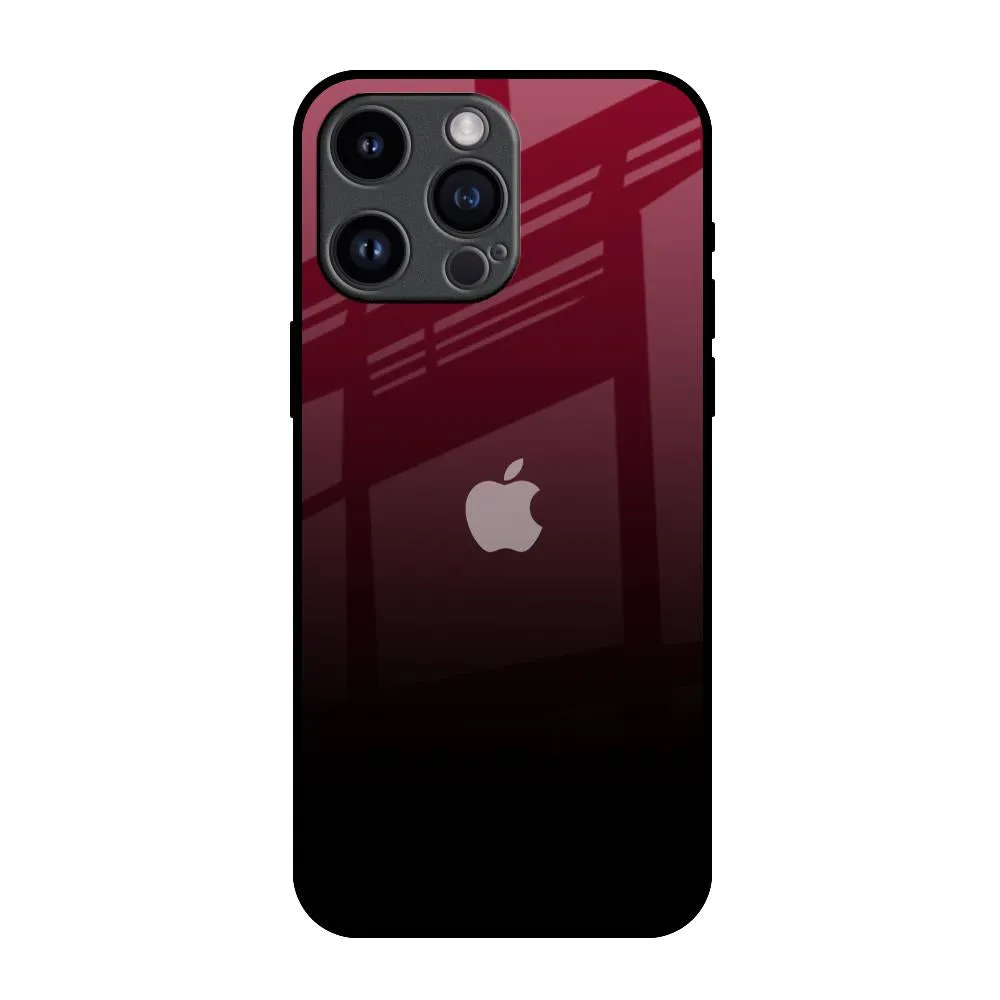 Wine Red Glass Case For iPhone 14 Pro Max Elegant Finish Practical Accessory