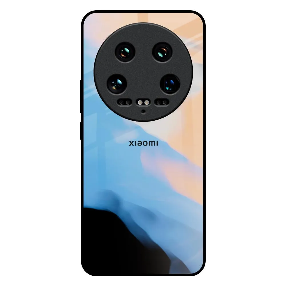 Clear Design High protection Winter Mountain Glass Case for Mi 14 Ultra 5G