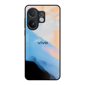 Winter Mountain Glass Case for Vivo V60 5G Minimal Aesthetic Touch Lightweight Shell