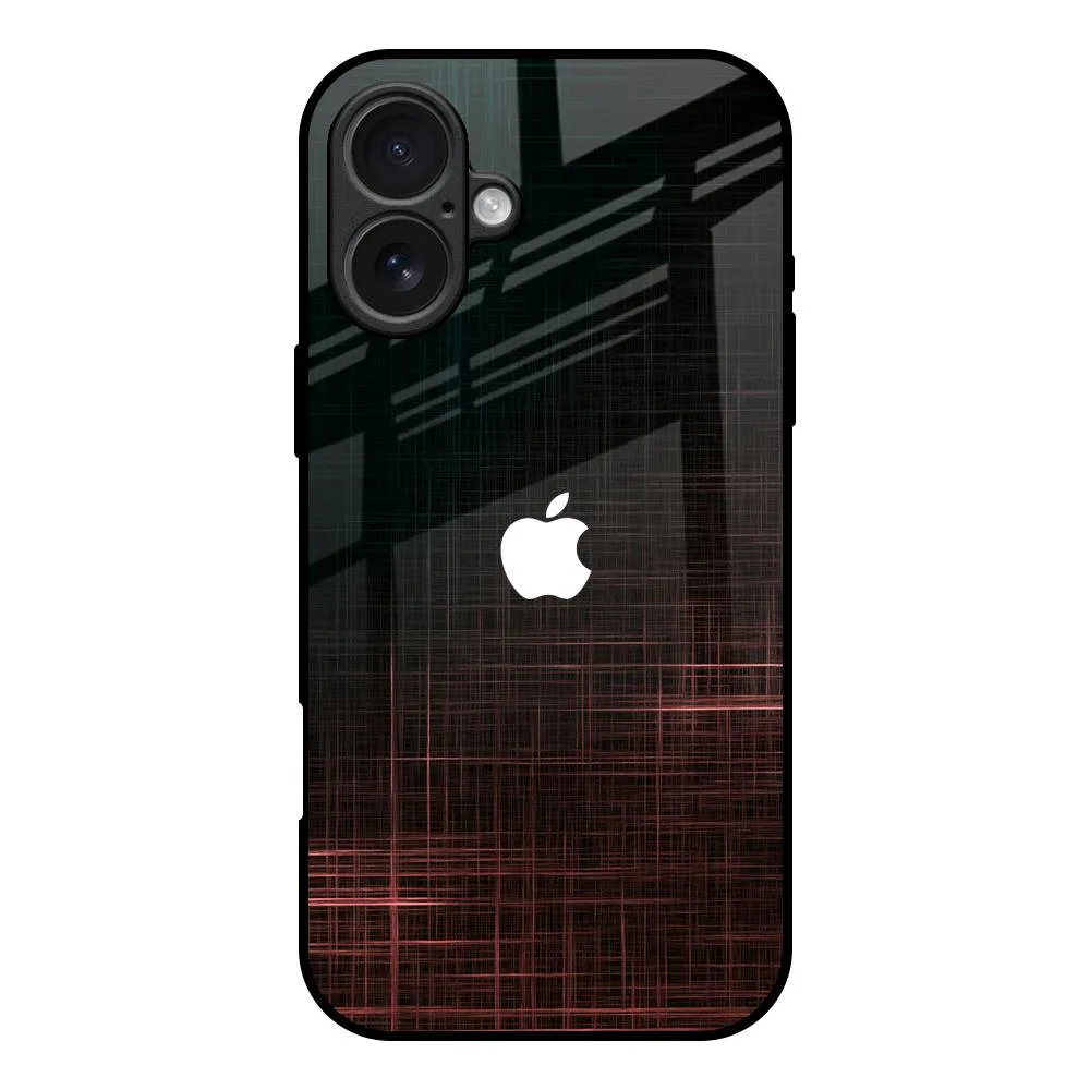 Matte Pattern Wooden Mat Glass Case for iPhone 17