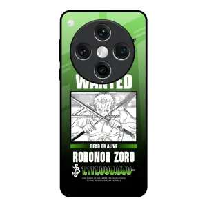 daily accessory Zoro Wanted Glass Case for Oppo Find x8 Pro